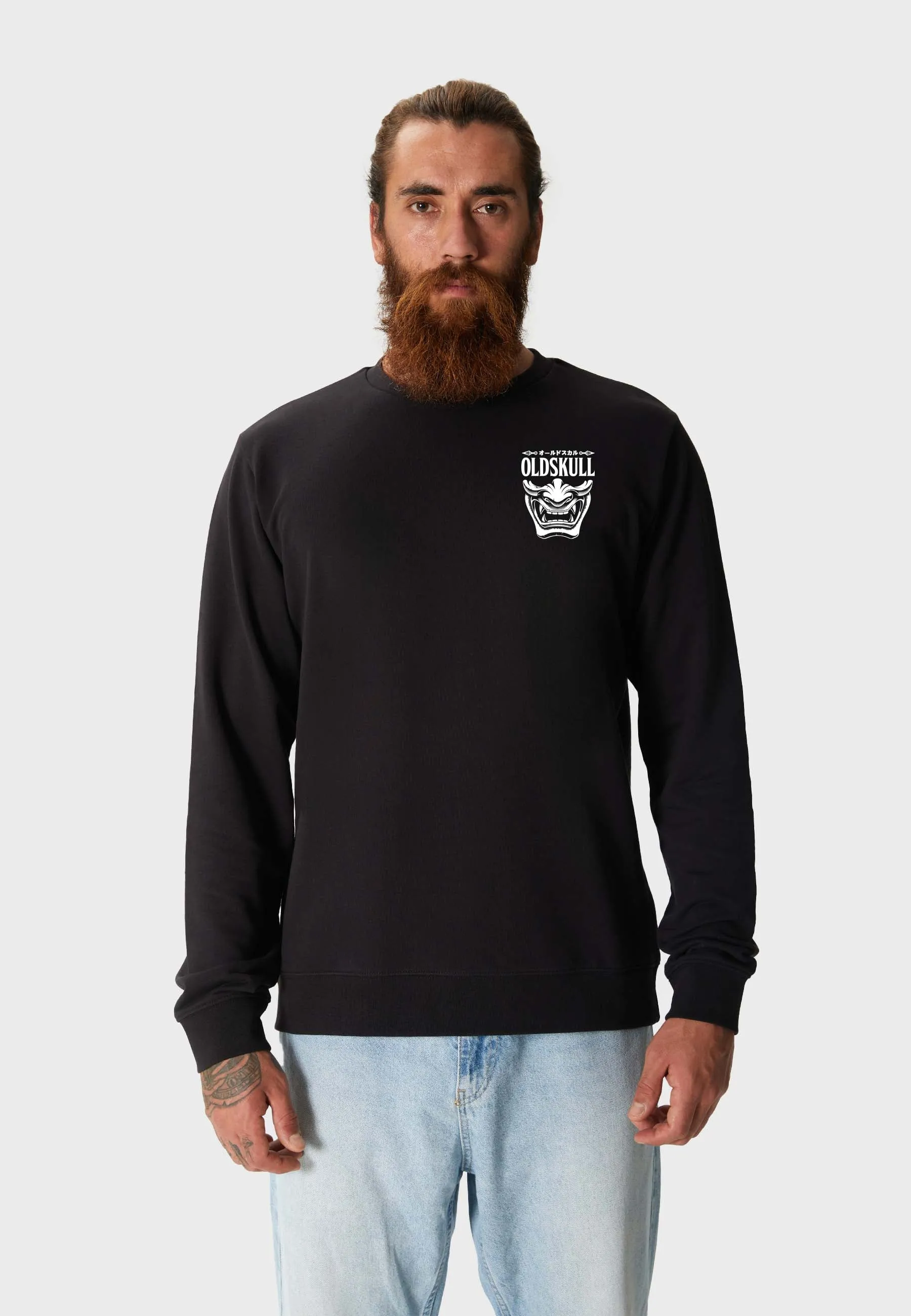 Oni Orgy Backprint Sweatshirt Black