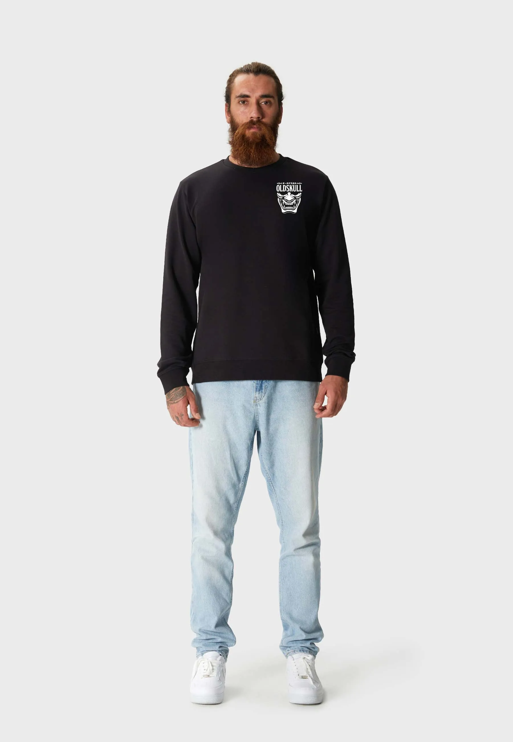 Oni Orgy Backprint Sweatshirt Black
