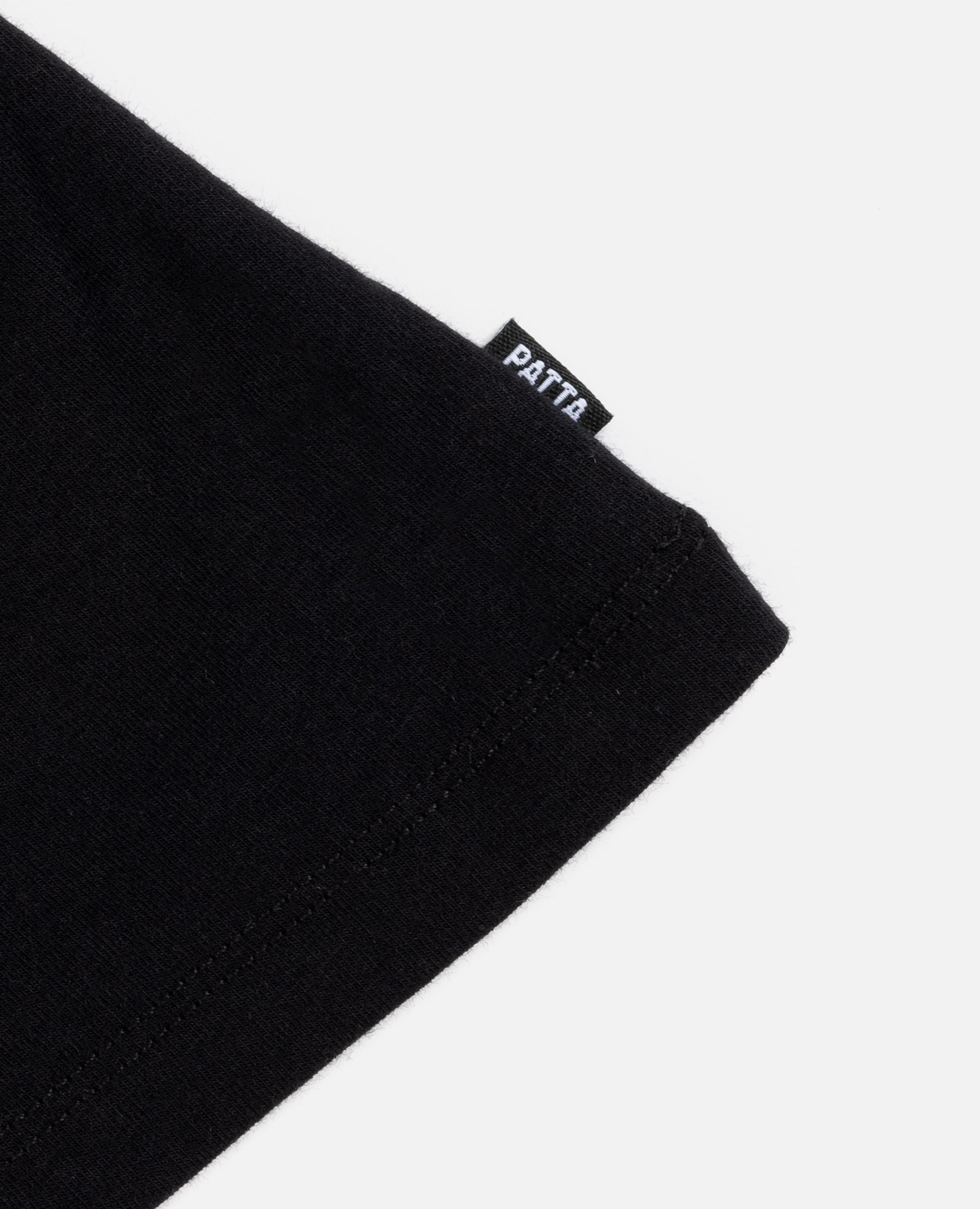 Patta Femme Basic Fitted T-Shirt (Black)