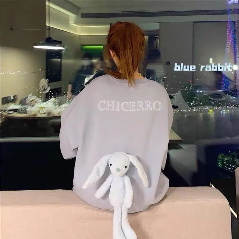 Plush couple sweatshirt
