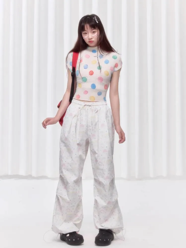 Printed casual pants【s0000008032】