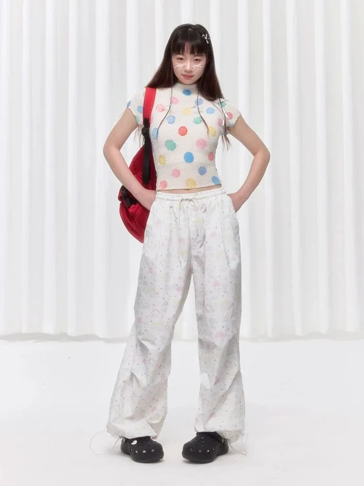 Printed casual pants【s0000008032】