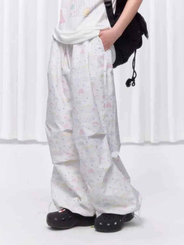 Printed casual pants【s0000008032】