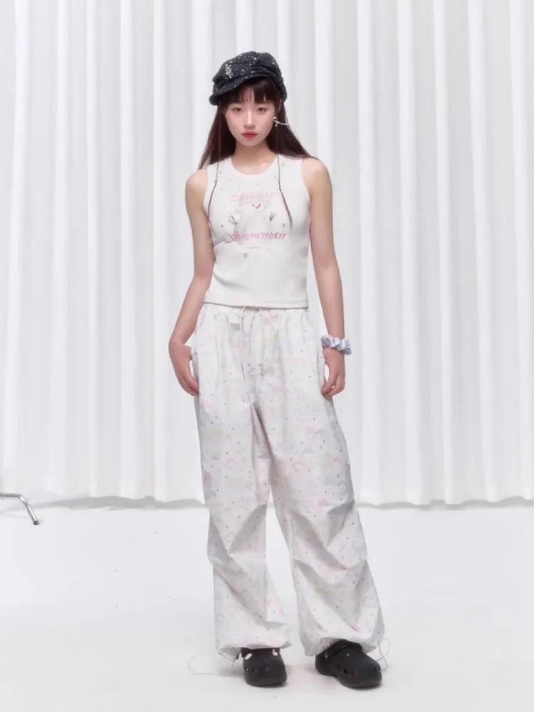 Printed casual pants【s0000008032】