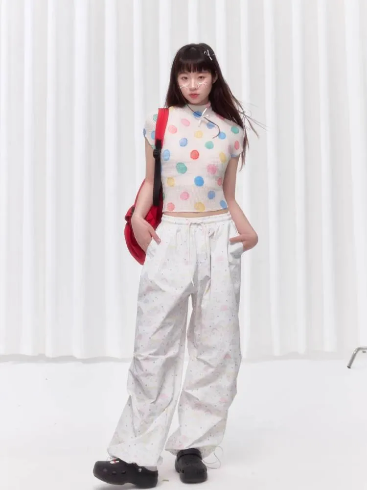 Printed casual pants【s0000008032】