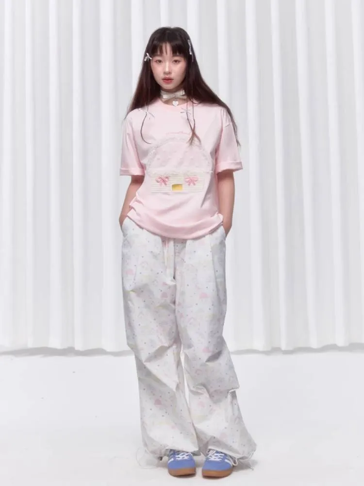 Printed casual pants【s0000008032】