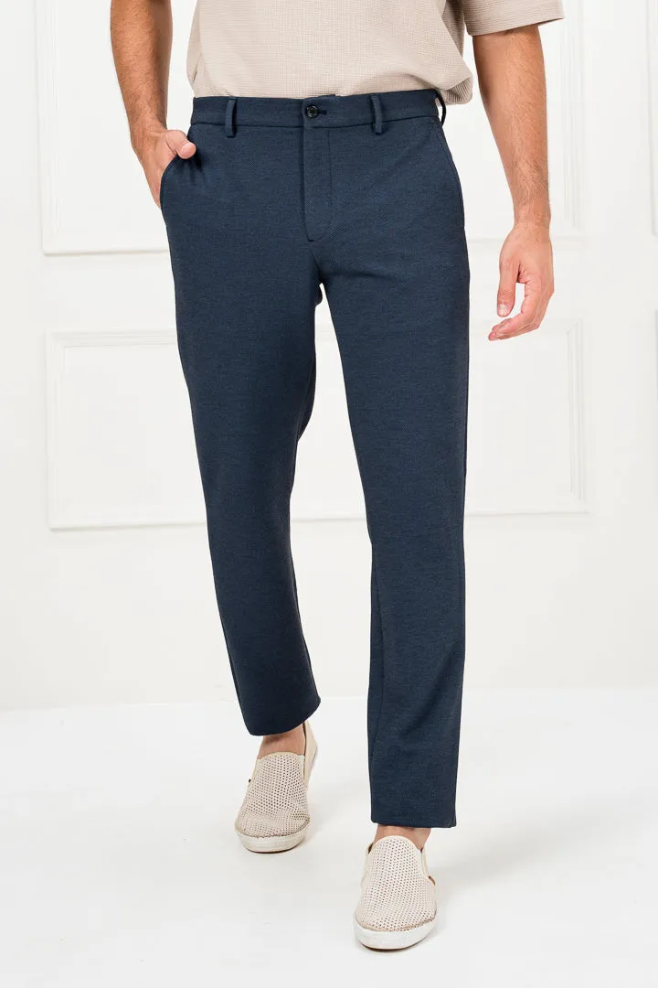 Sail Blue Textured Power-Stretch Pants