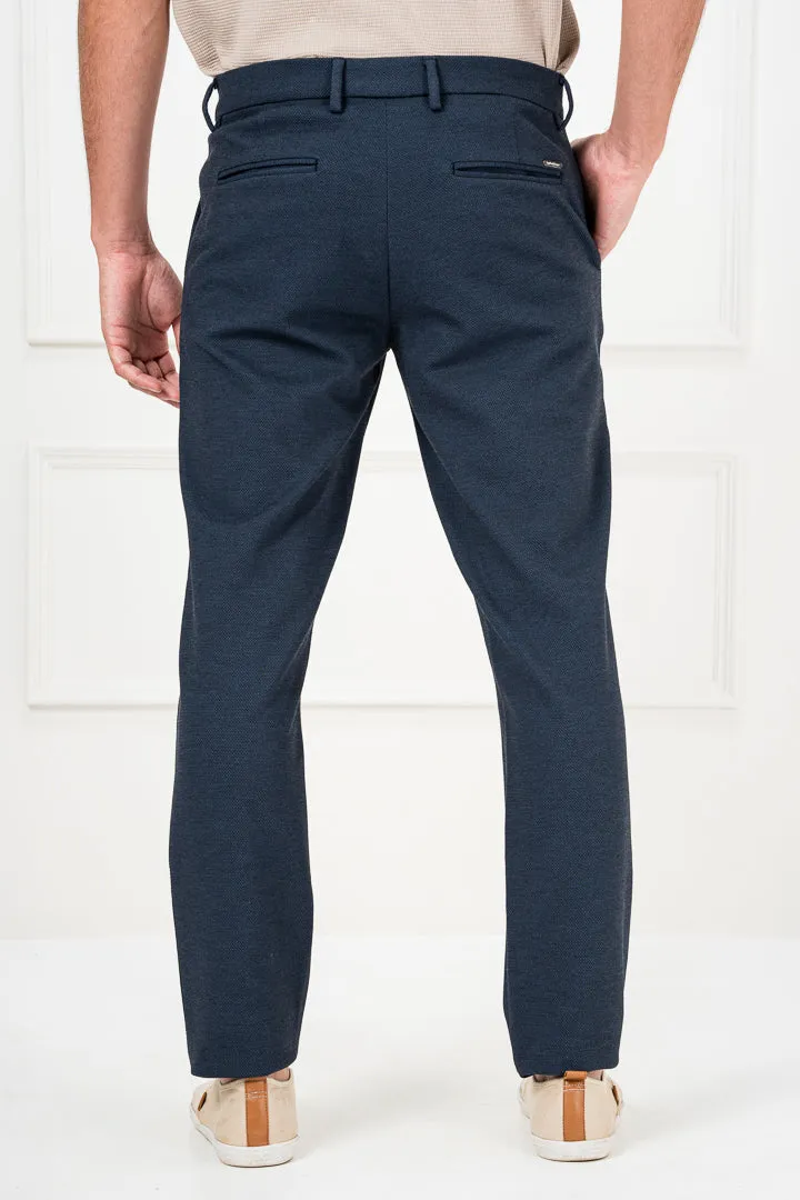 Sail Blue Textured Power-Stretch Pants