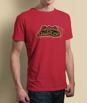 Sinfonia in Drum Corps T-Shirt, Red