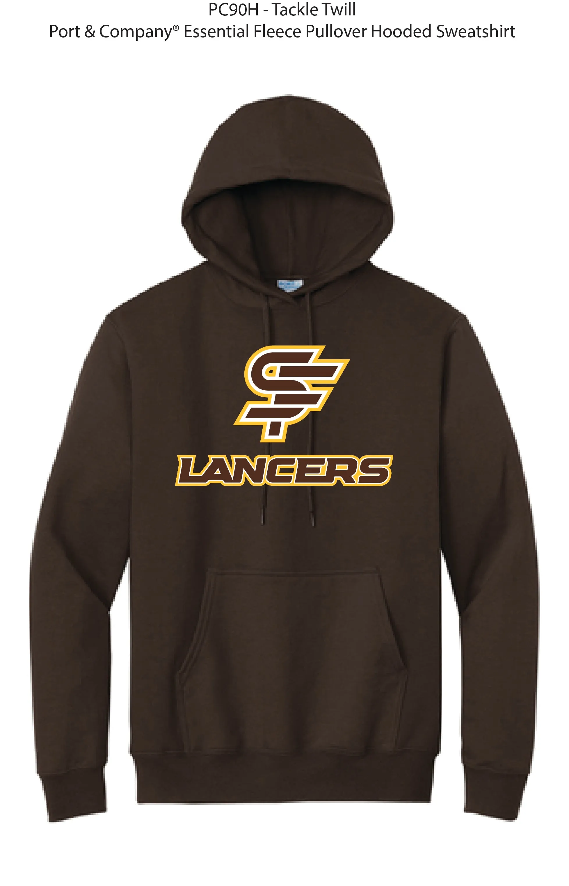Sweatshirt, SF LANCERS (NEW LOGO) TACKLE TWILL - Hooded Pullover