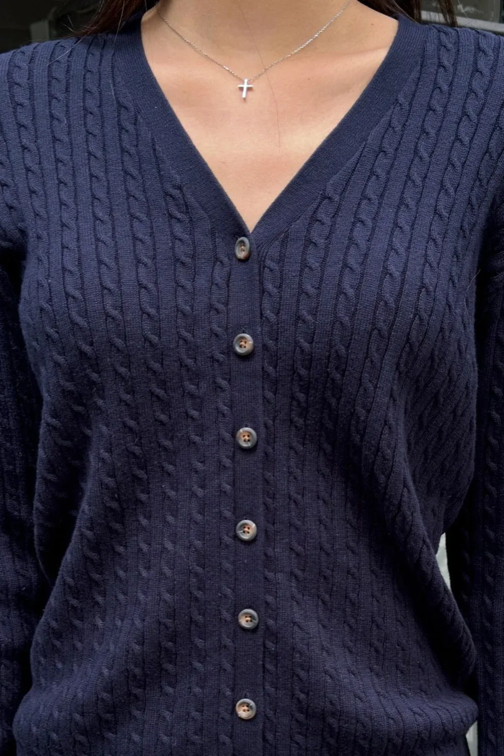 Terra V-neck Knit Cardigan